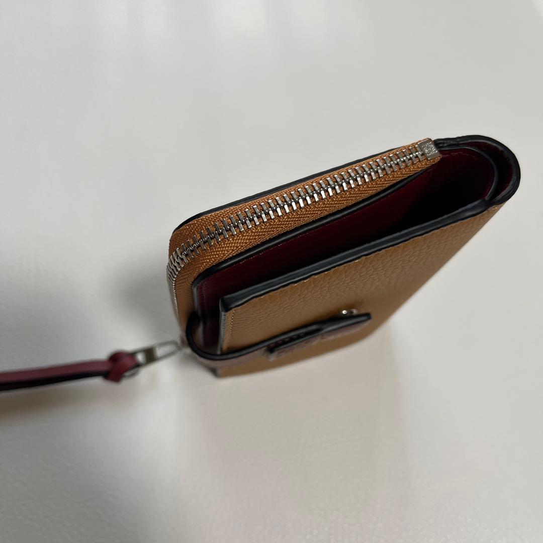 ショッパー付き！LOEWE ロエベ コンパクト ジップウォレット ミニ財布