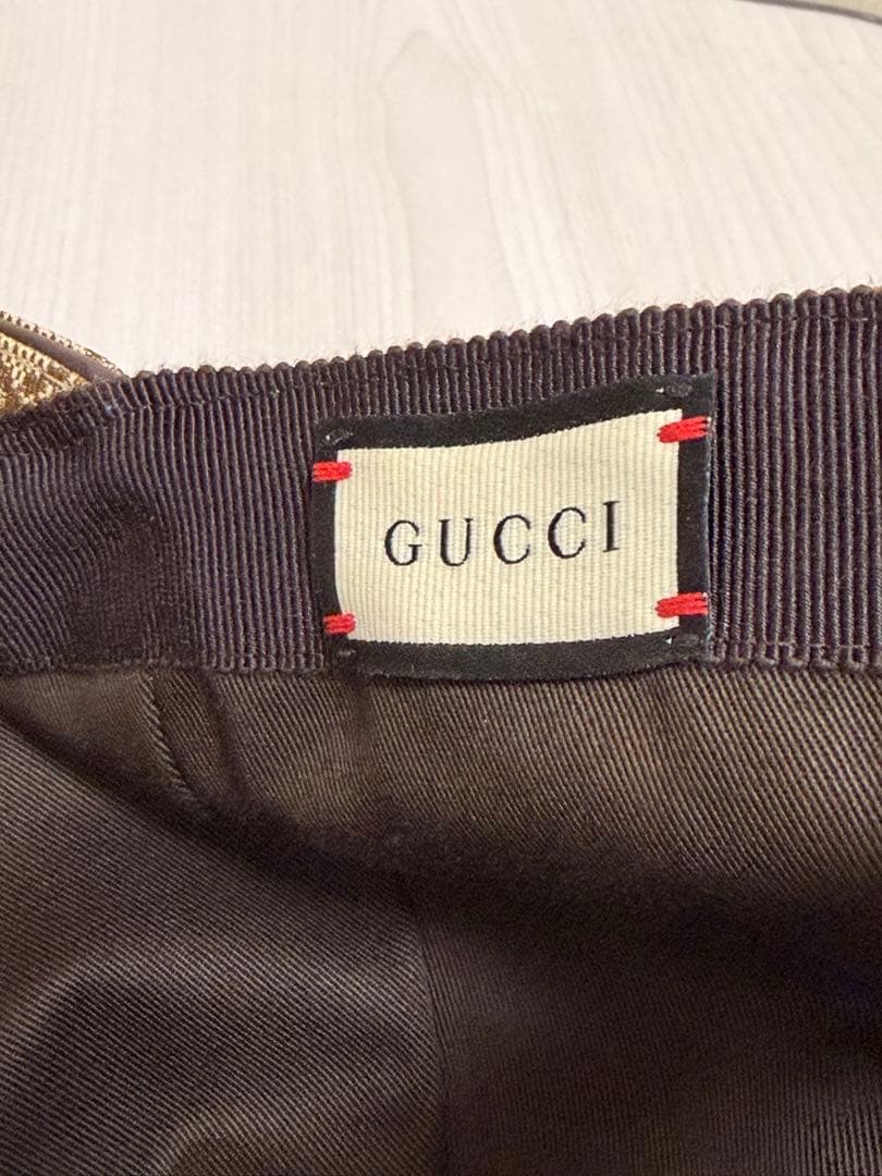 GUCCI GGパターン ベースボールキャップ保存袋付き