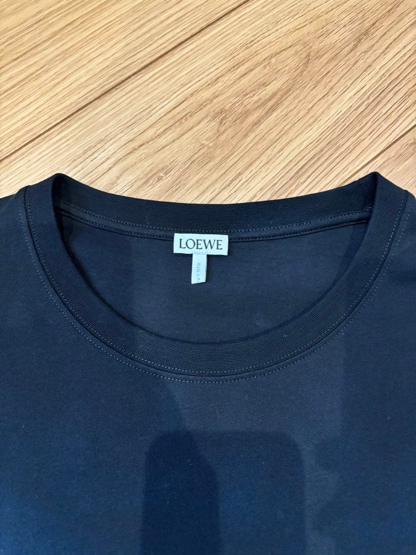 美品 LOEWE ロエベ レギュラーフィット Tシャツ ブラック size:XL