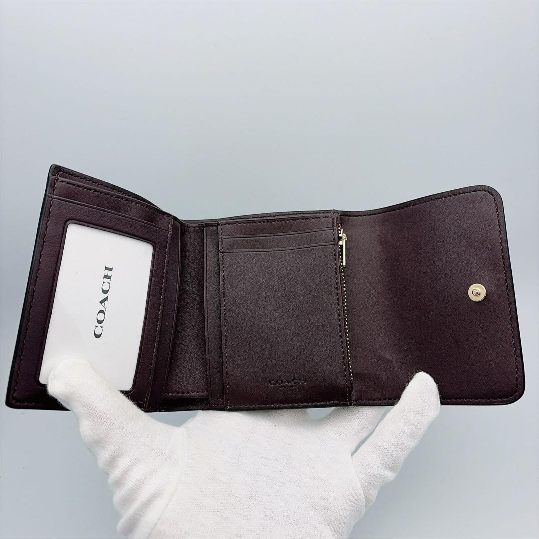 【新品】COACH コーチ 二つ折り財布 ウィン スモール ウォレット グリーン