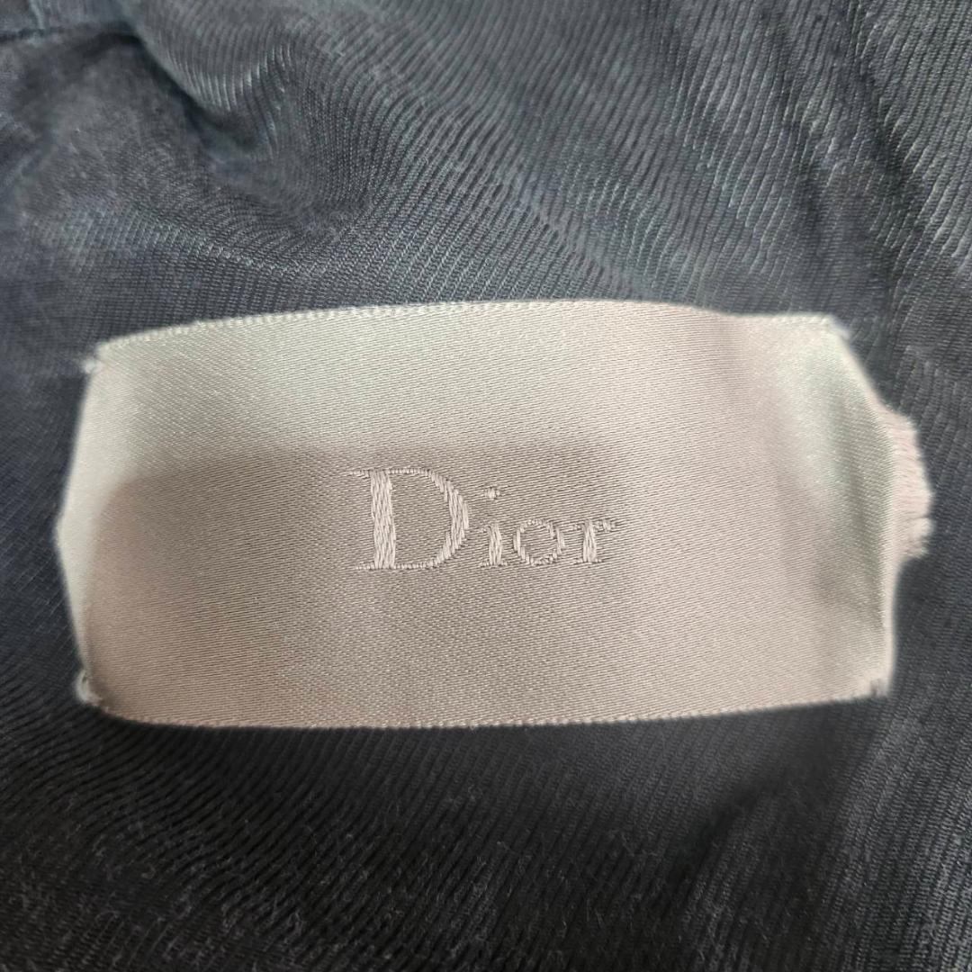 Dior PARIS トレンチコート ブラック M相当 ベルト付き ロングコート