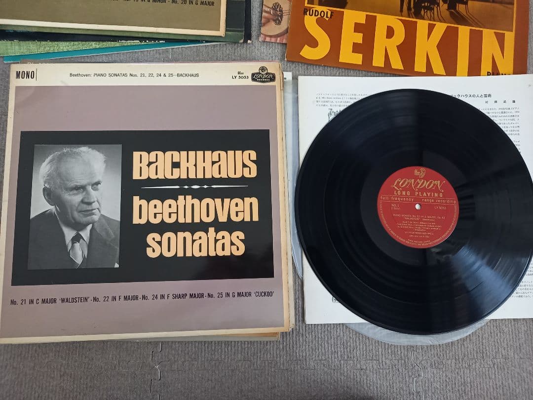 ベートーベン16枚　中古LP　本枚の状態良好　名盤有り　1950年～