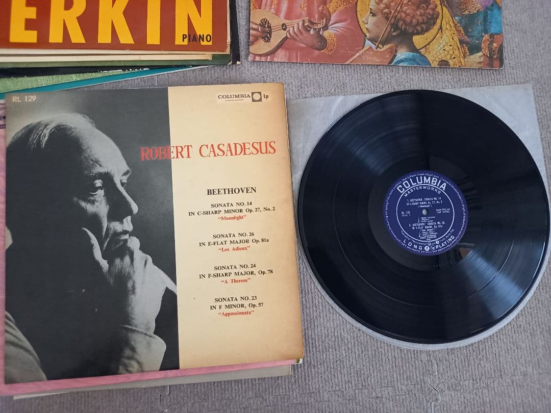 ベートーベン16枚　中古LP　本枚の状態良好　名盤有り　1950年～