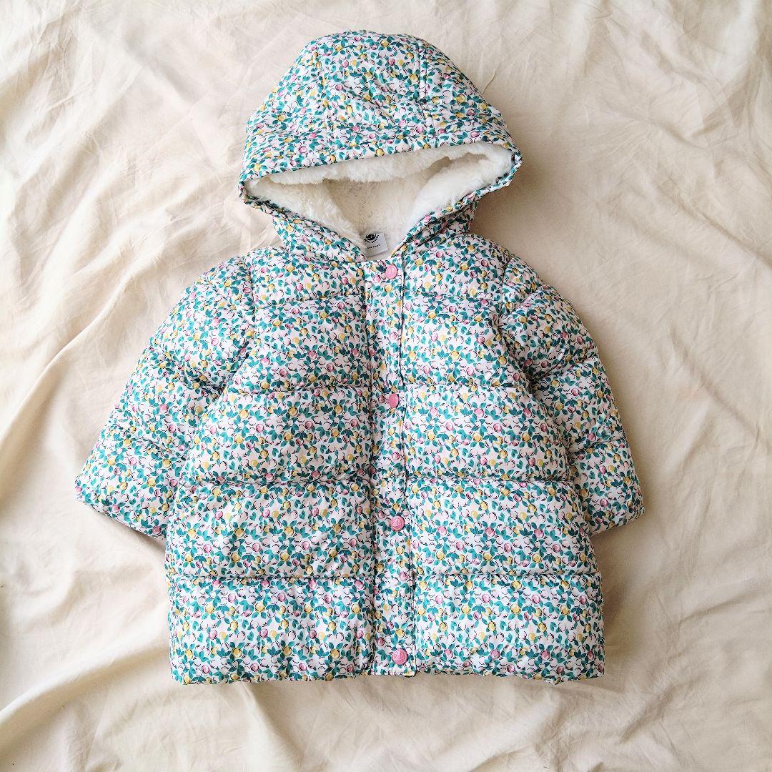 【未使用】PETIT BATEAU 中綿ジャケット 80 フリース 18M