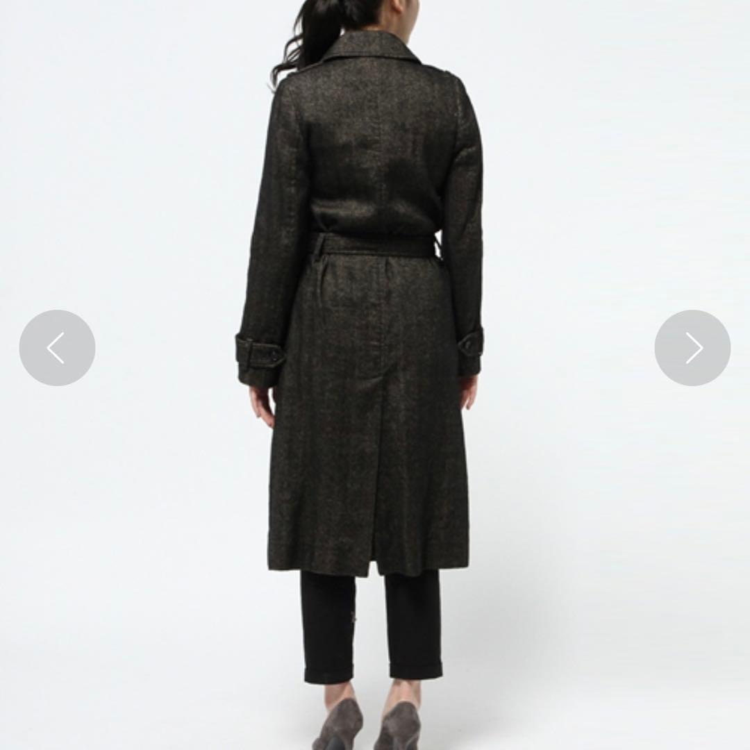 ISABEL MARANT ETOILE ロングコート　ヘリンボーン　麻　毛　S