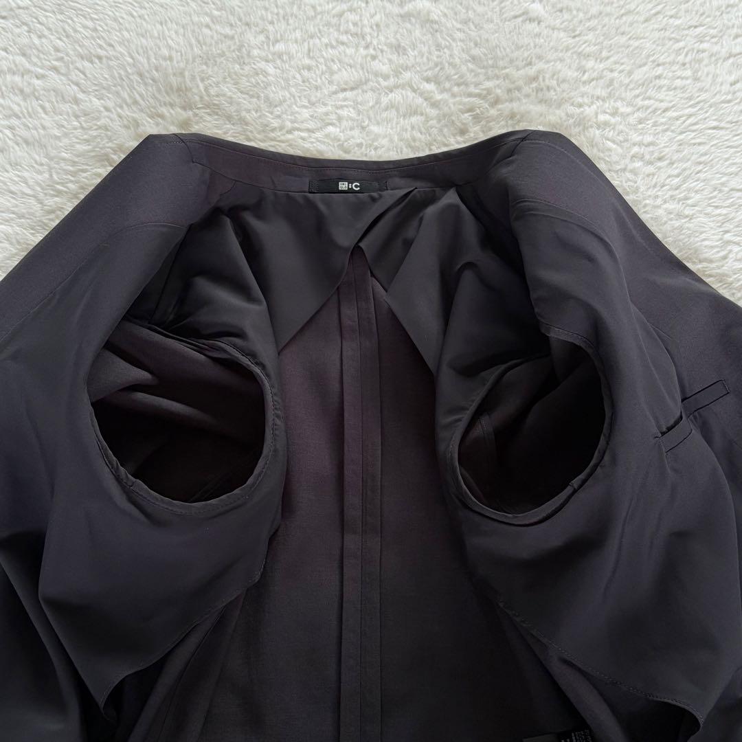 極美品✨未使用級【ユニクロC】感動ダブルジャケットリラックスフィット2025SS