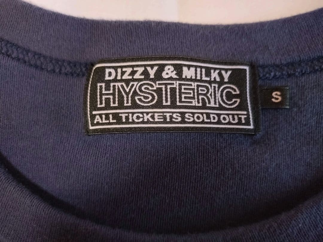 ヒステリックグラマー ENDLESS ROCK ネイビー Tシャツ