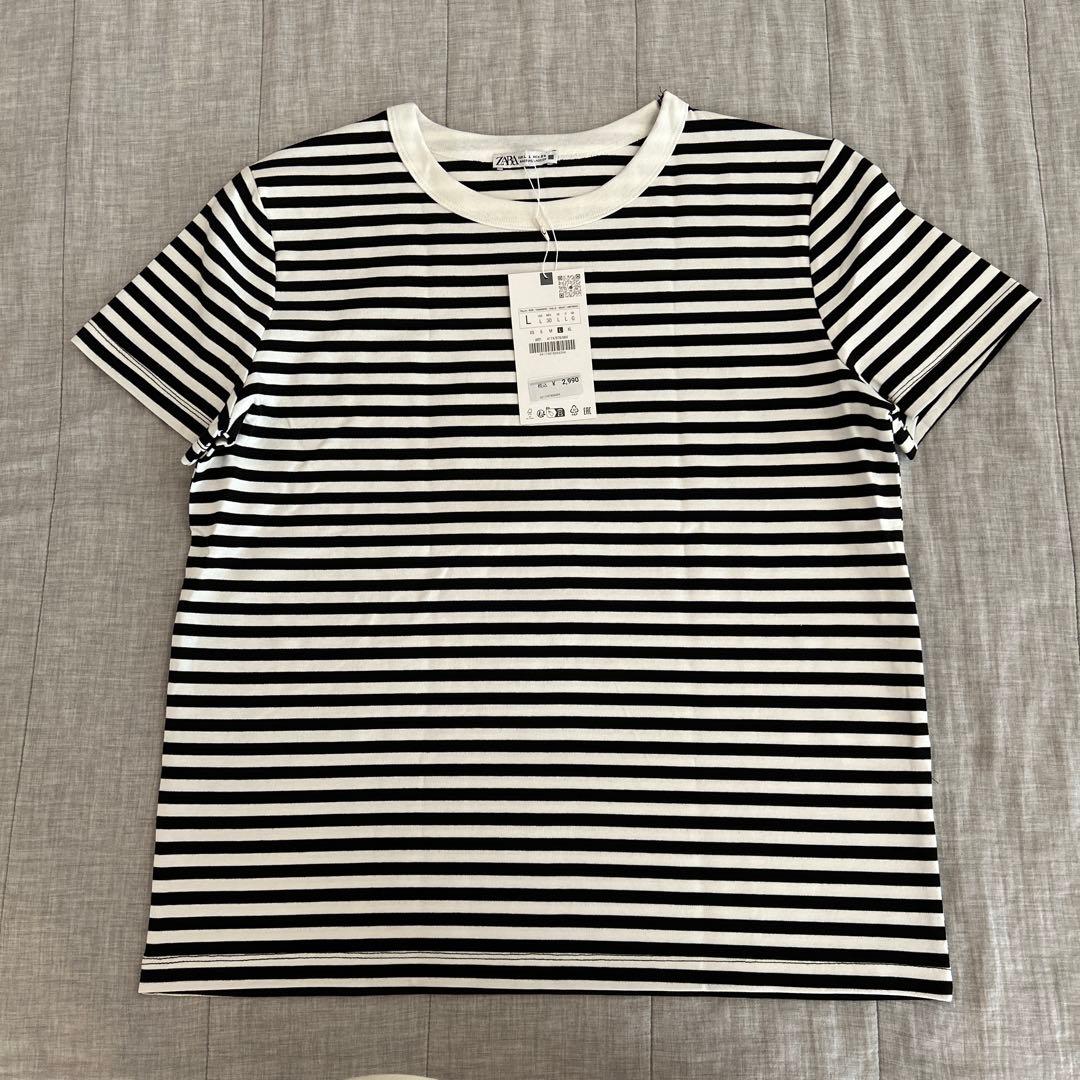 【未使用】ZARA Tシャツ3枚　Lサイズ