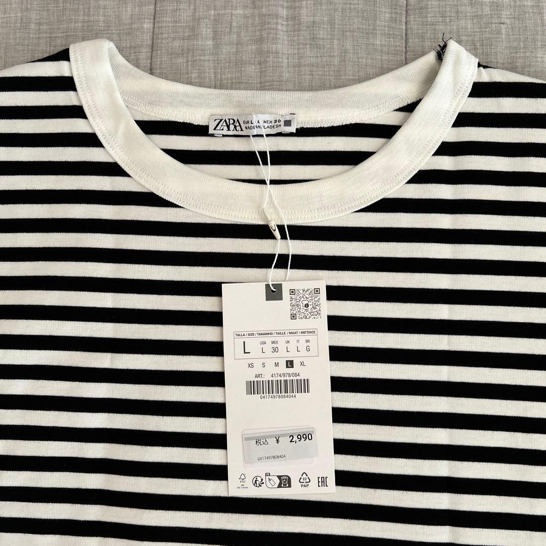 【未使用】ZARA Tシャツ3枚　Lサイズ