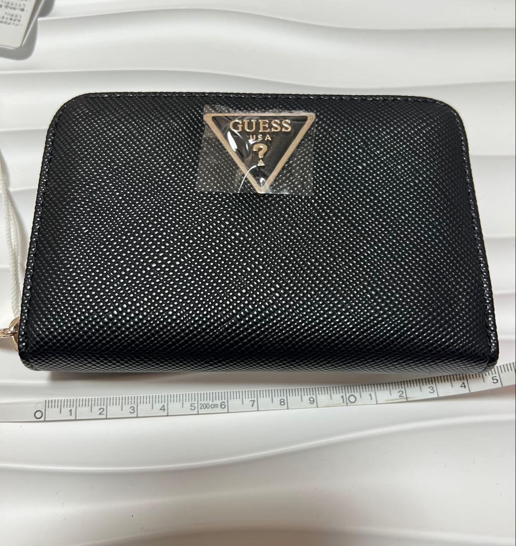 GUESS ブラック 二つ折り財布