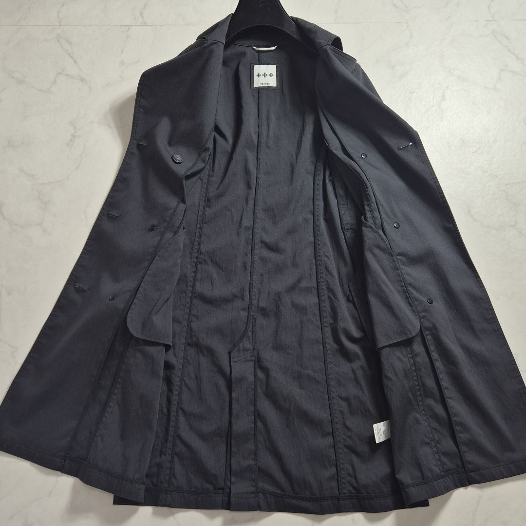 タトラス トレンチコートブラック M