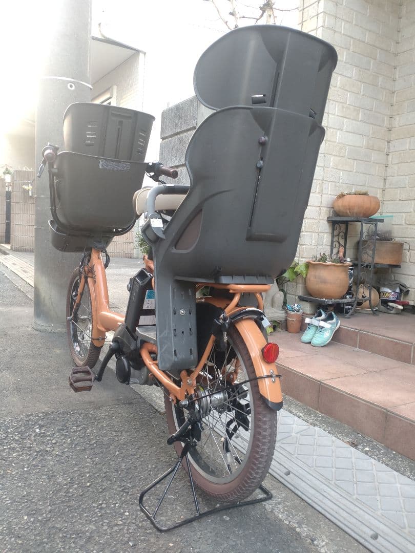 商談中★直接引渡可【ビッケBikkeポーラー】電動アシスト自転車★３人乗子供乗