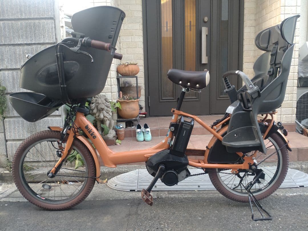 商談中★直接引渡可【ビッケBikkeポーラー】電動アシスト自転車★３人乗子供乗
