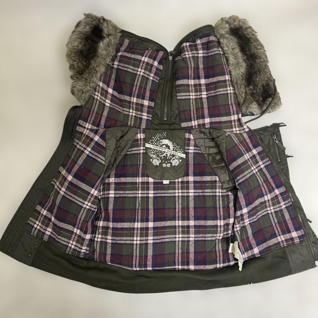 ジャケット・アウター DIESEL 00s archive n2b fur jacket XS