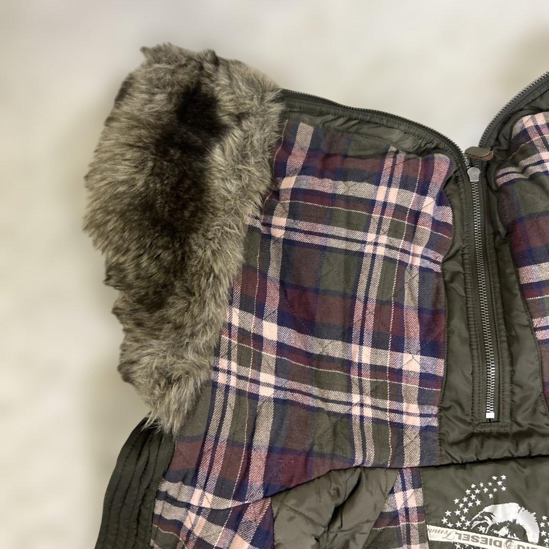 ジャケット・アウター DIESEL 00s archive n2b fur jacket XS