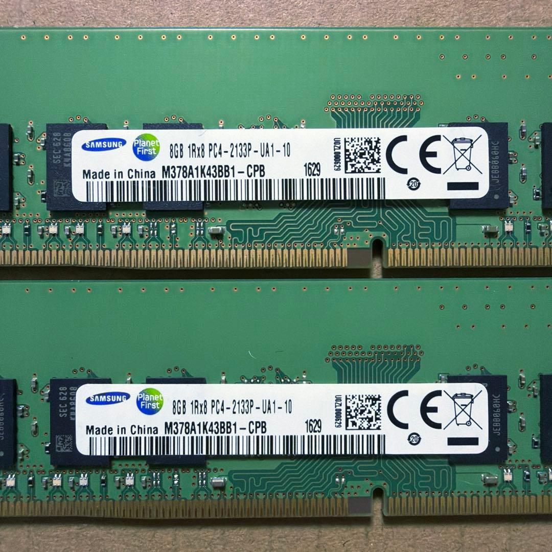 [30] デスクトップ PC メモリ8GBx2(16GB) DDR4 2133