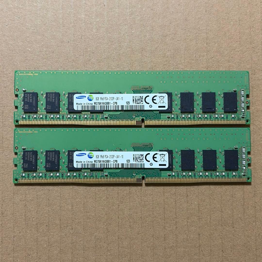 [30] デスクトップ PC メモリ8GBx2(16GB) DDR4 2133