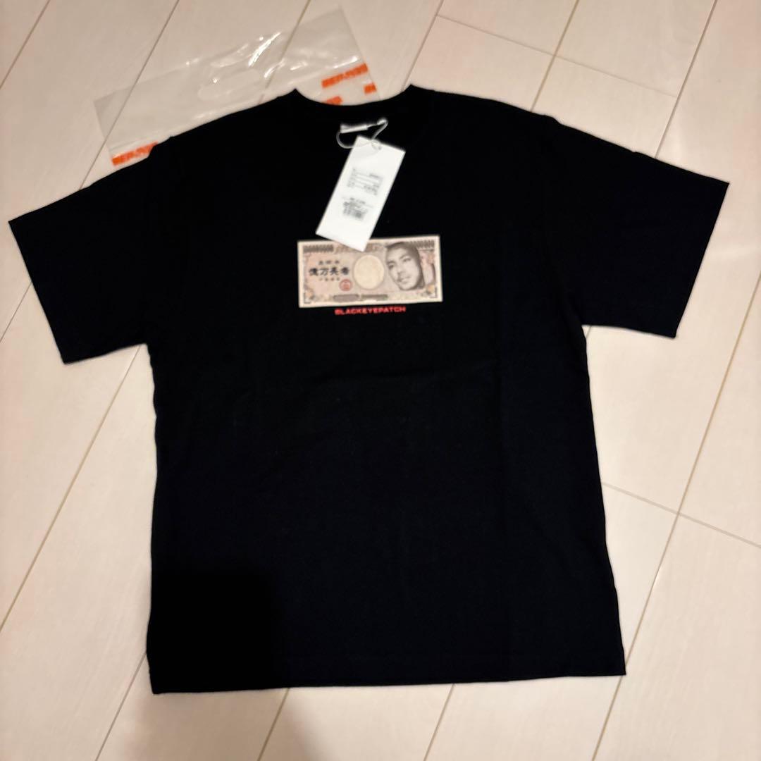 YUKI CHIBA \"億万長者\" TEE BLACK【S】ブラックアイパッチ
