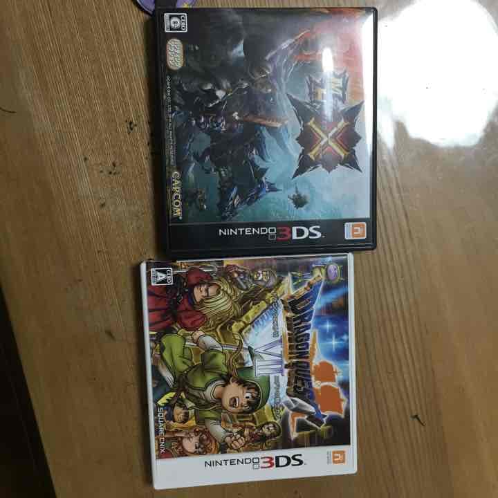 モンスターハンターX、ドラゴンクエストⅦセット。