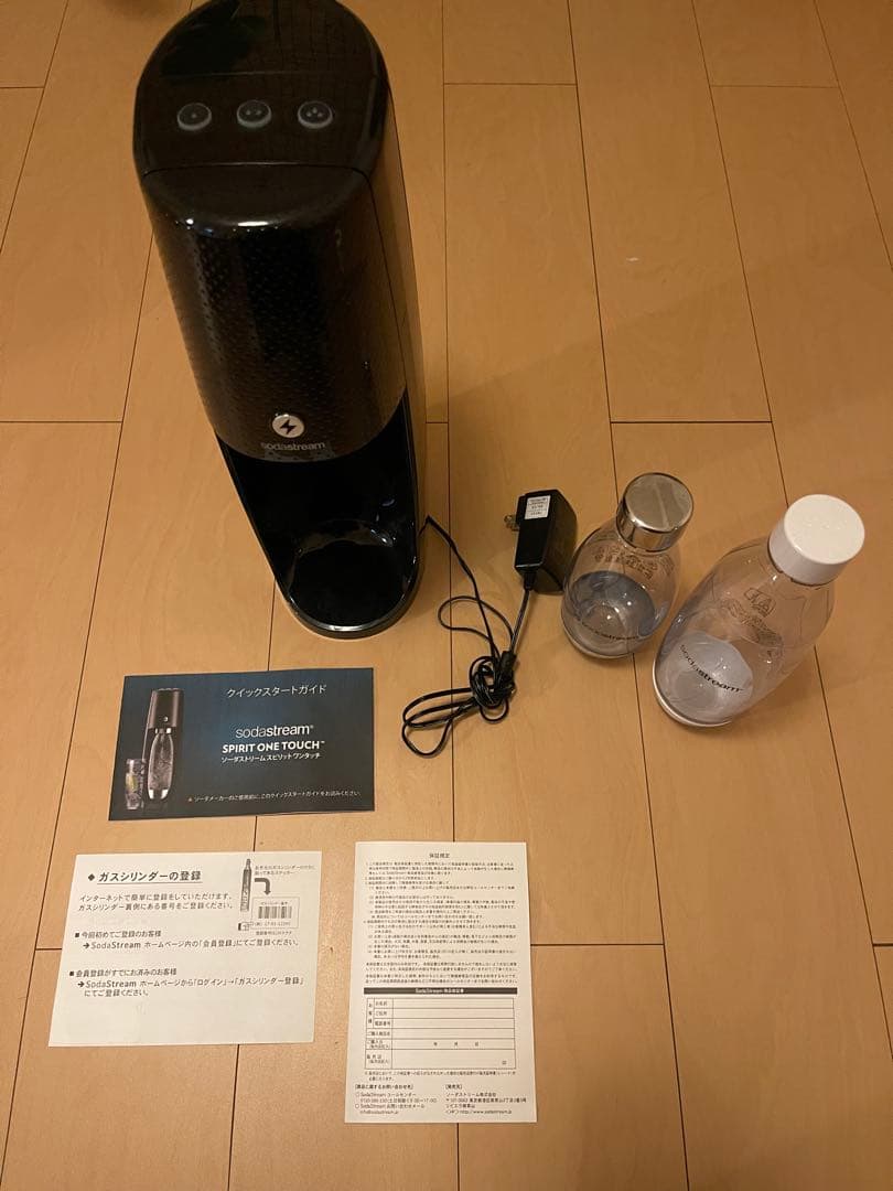 電動　Sodastream Spirit One Touch ソーダストリーム