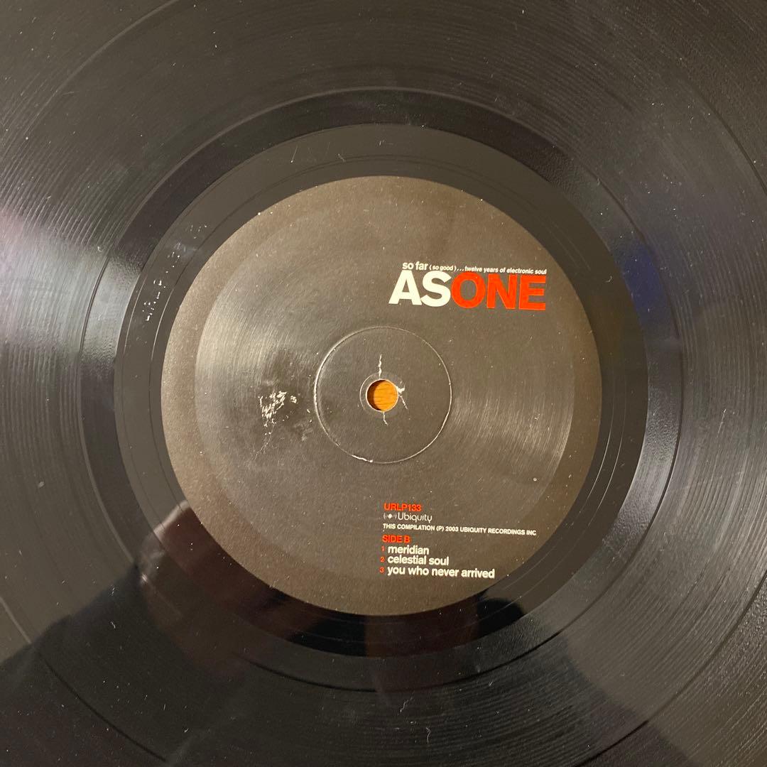 【入手困難】AS ONE / SO FAR (SO GOOD)　3枚組LP