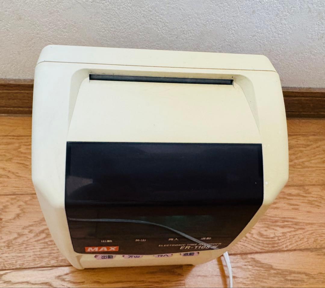 MAX ER-110S III 電子タイムレコーダー