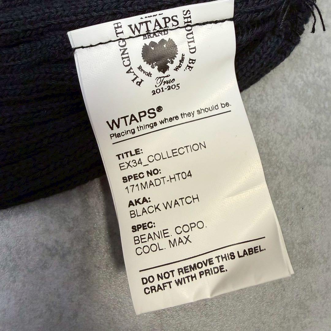 美品 17SS WTAPS リブニット ビーニー ニットキャップ