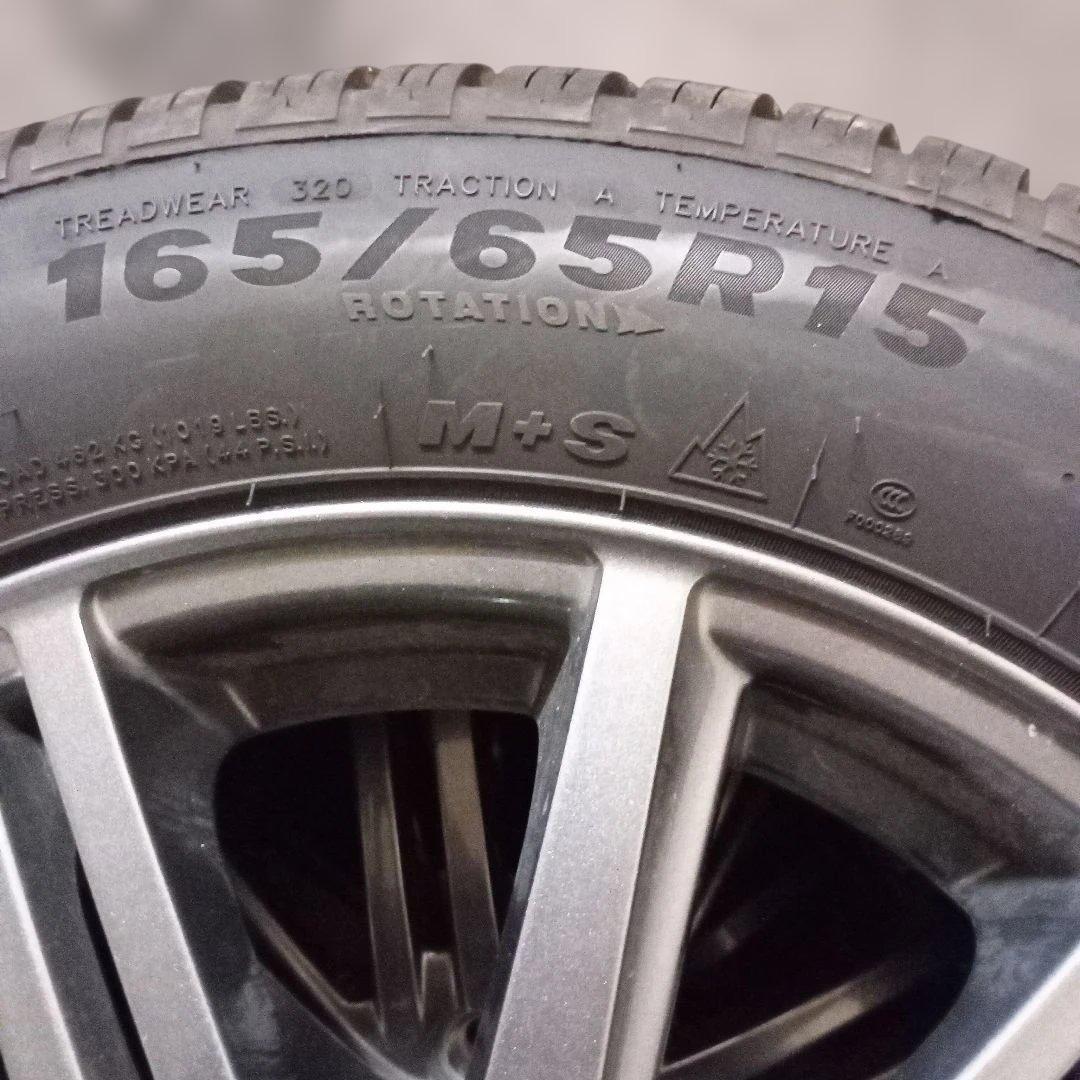 さかな様②軽自動車オールシーズンタイヤ 165/65R15 アルミ２本セット