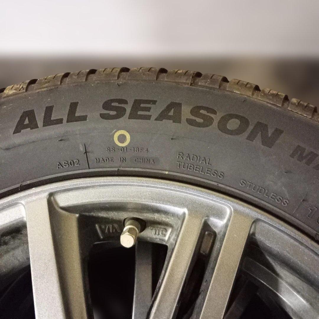 さかな様②軽自動車オールシーズンタイヤ 165/65R15 アルミ２本セット