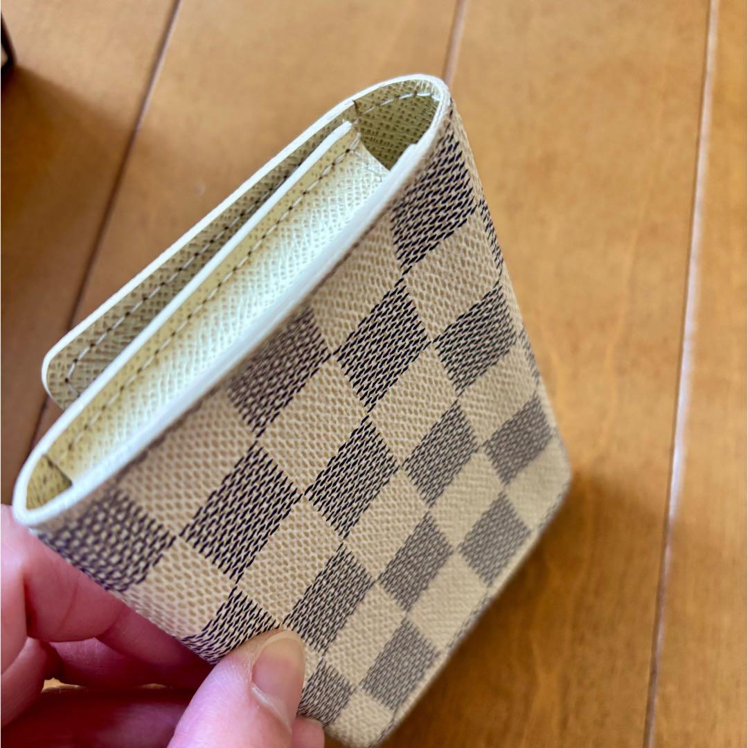 Q太郎さま ★ルイ ヴィトン★名刺入れ ダミエ アズール ホワイト