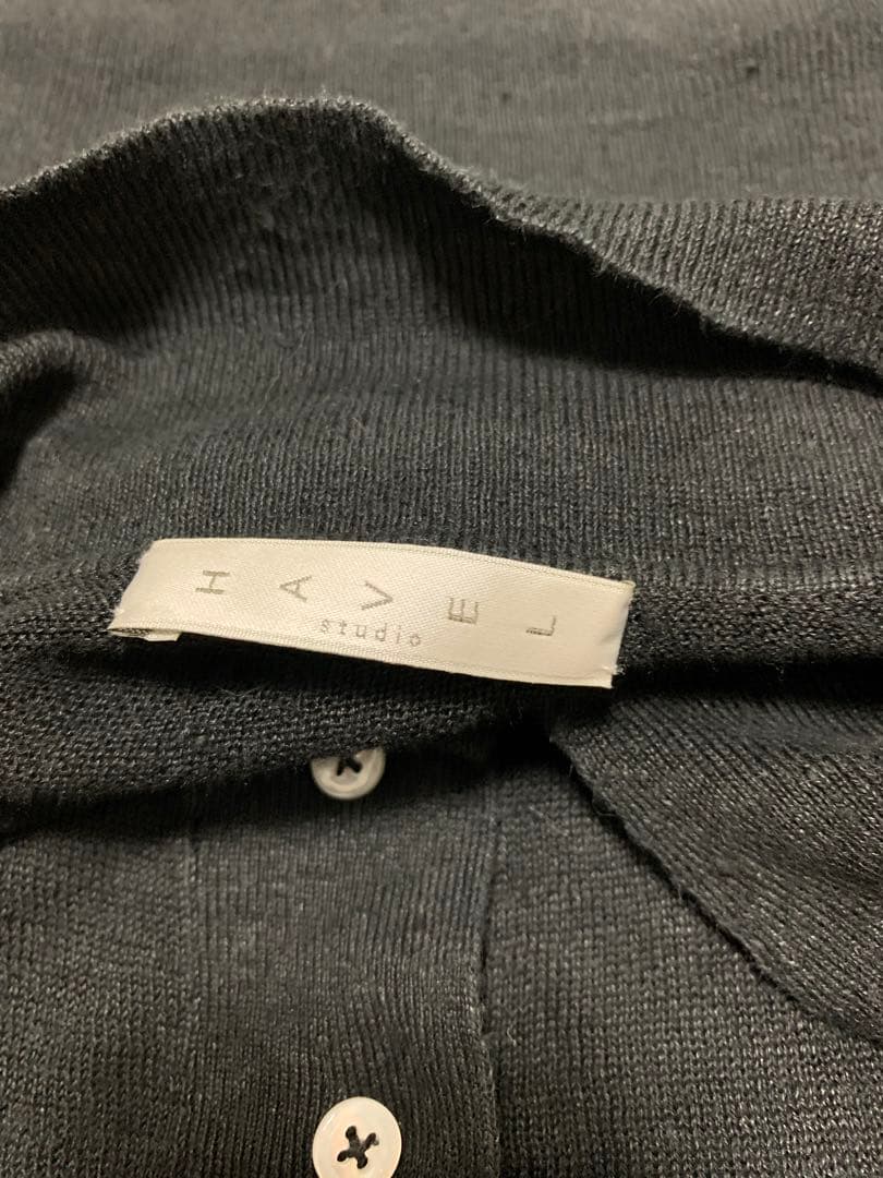 L′Appartement/ハーヴェルスタジオLINEN POLO KNIT