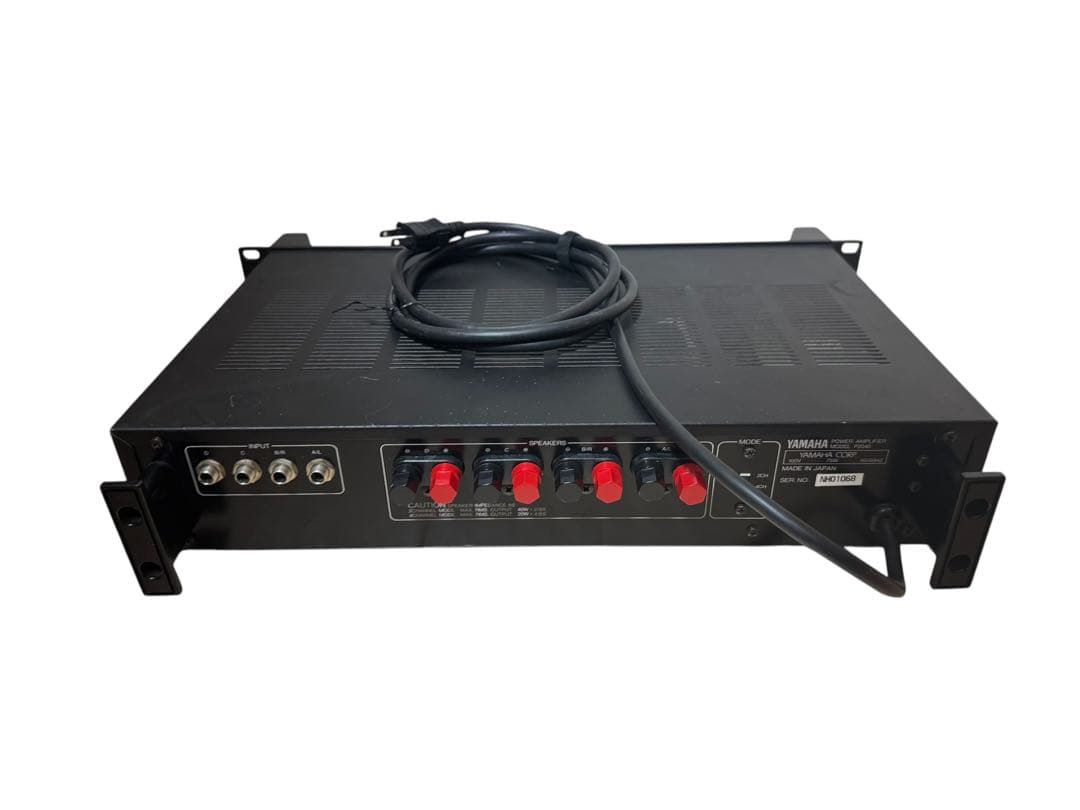 Yamaha P2040 パワーアンプ 4チャンネル ブラック