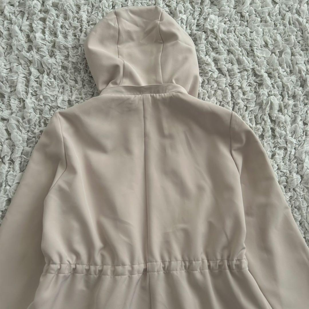 any sis エニィスィス 2WAY フーデットロング アウター アイボリー