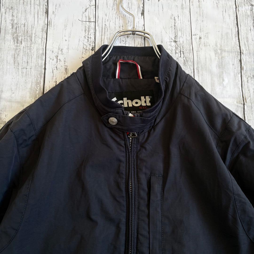 Schott ショット ナイロン レーシングジャケット