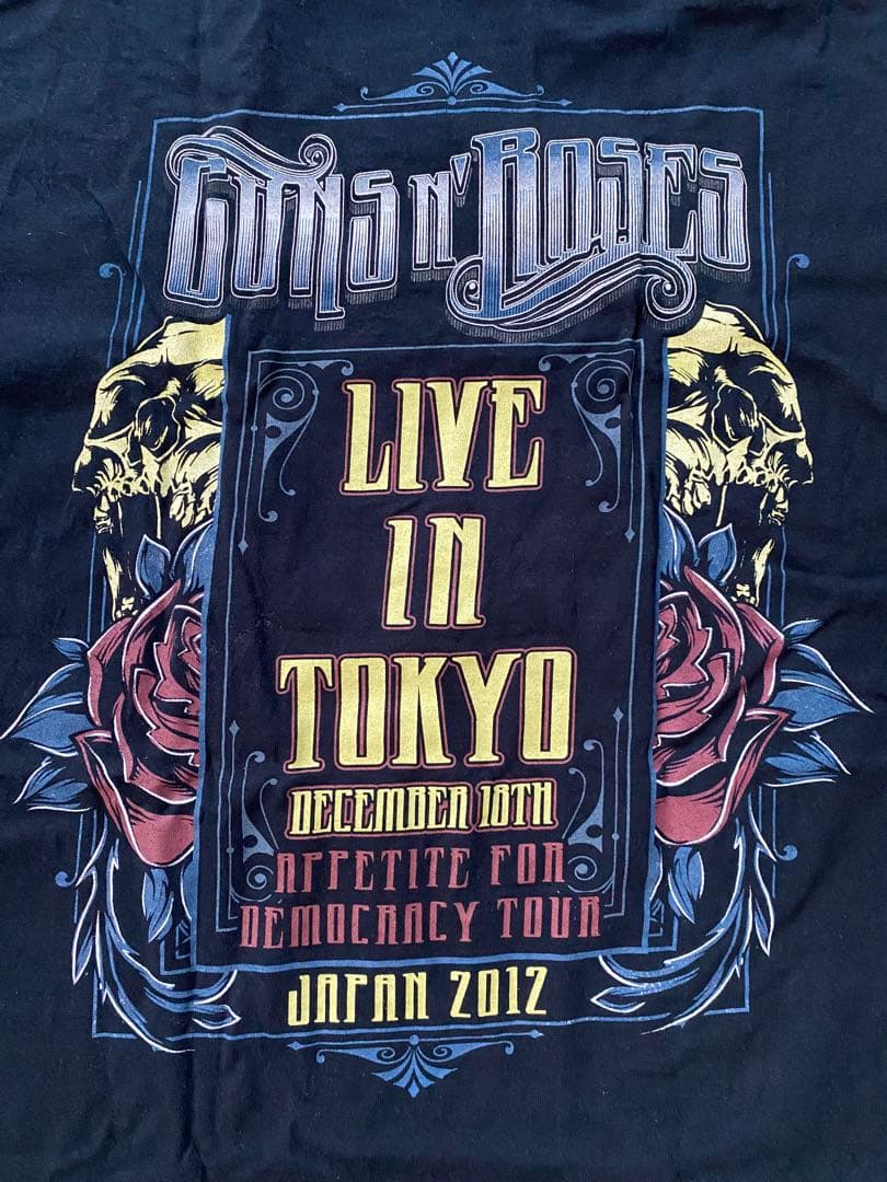 Guns N' Roses JAPAN 2012 Tシャツ Mサイズ 日本限定