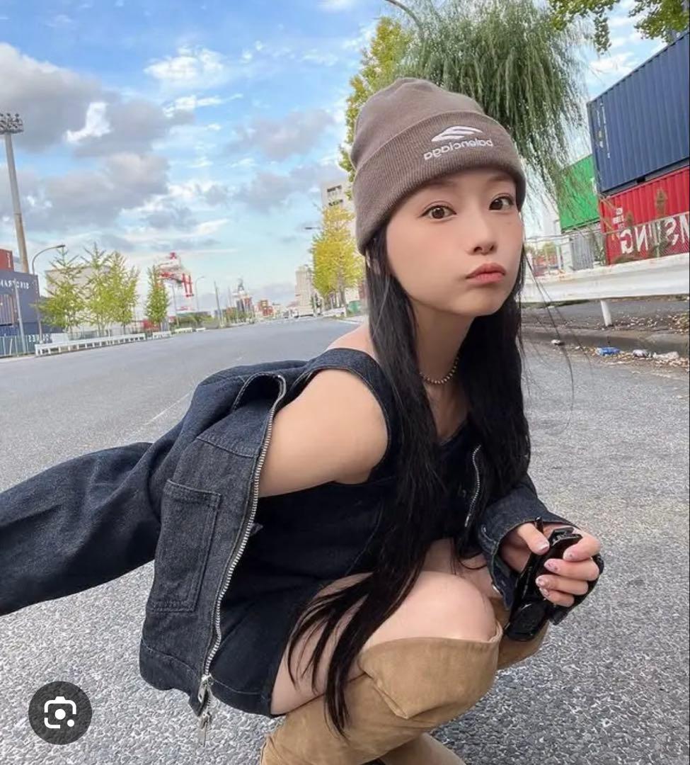 balenciaga SPORTS ICON BEANIE 黒 ニット帽