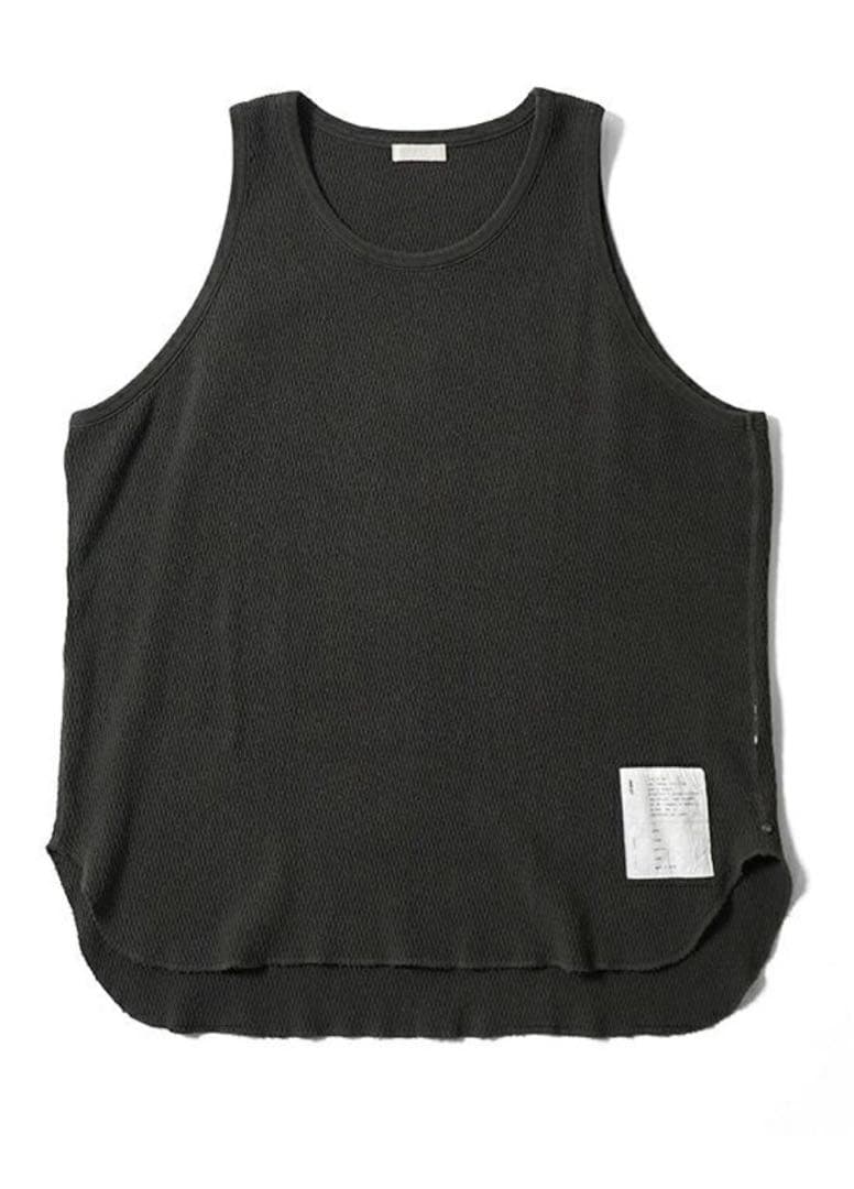 INNAT インアット　THERMAL TANK TOP 黒（ink）
