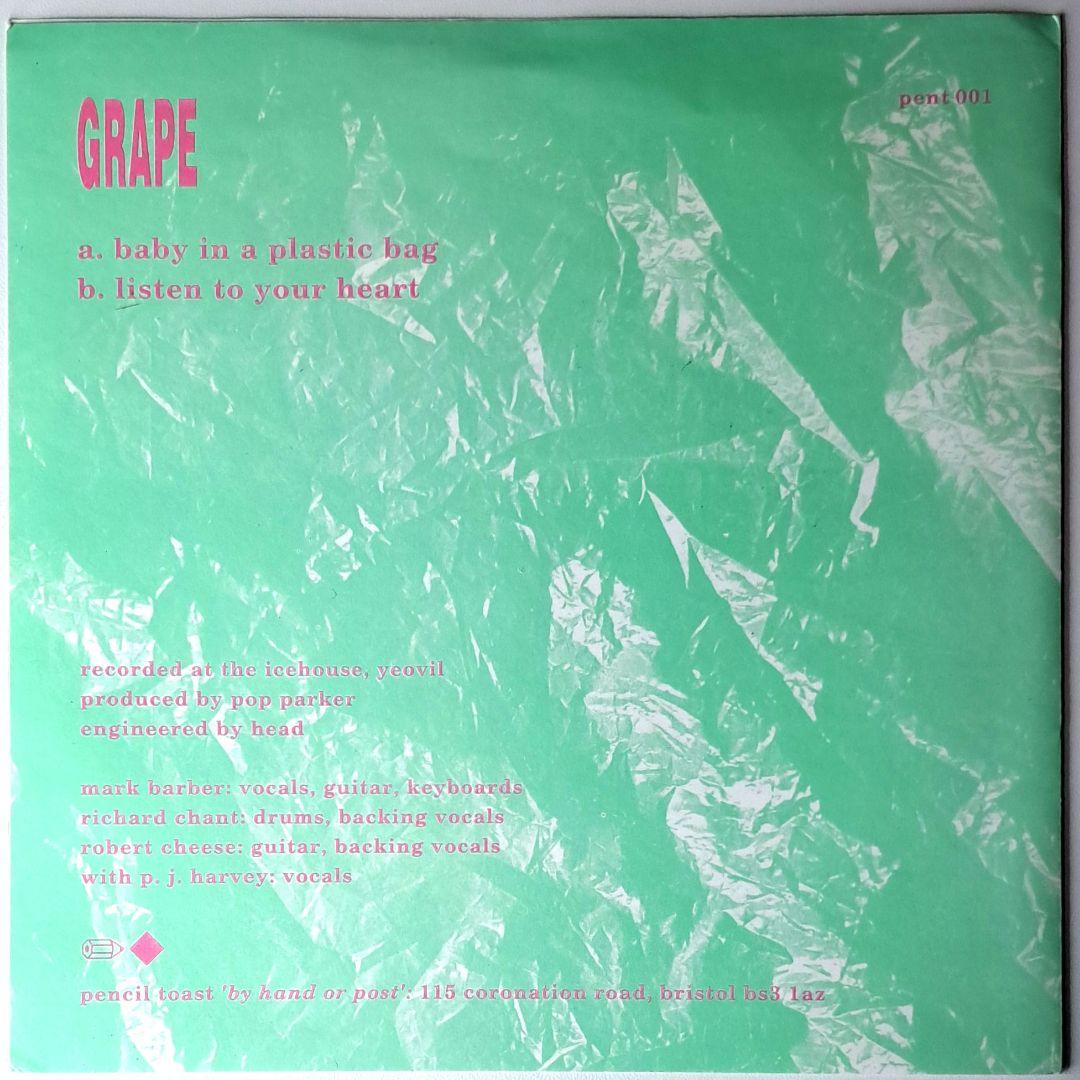 Grape　Baby In A Plastic Bag　レコード　7インチ