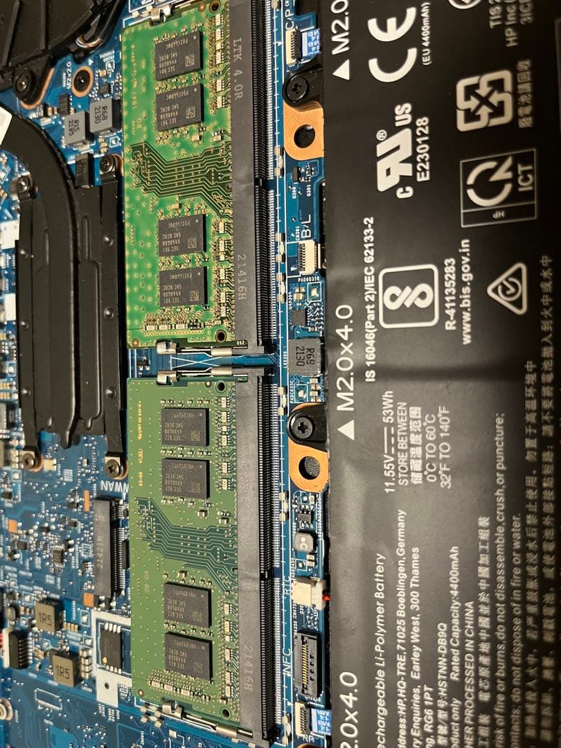 B2 SAMSUNG PC4 8GB×2枚　16GB BIOSチェック✅済み