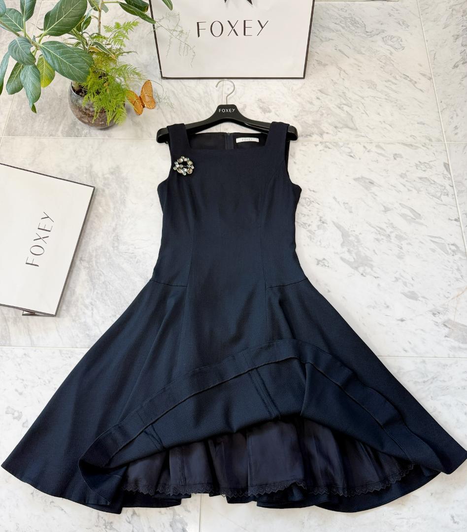 Asukuru 定価約12万★美品★FOXEY/フォクシーDress 38