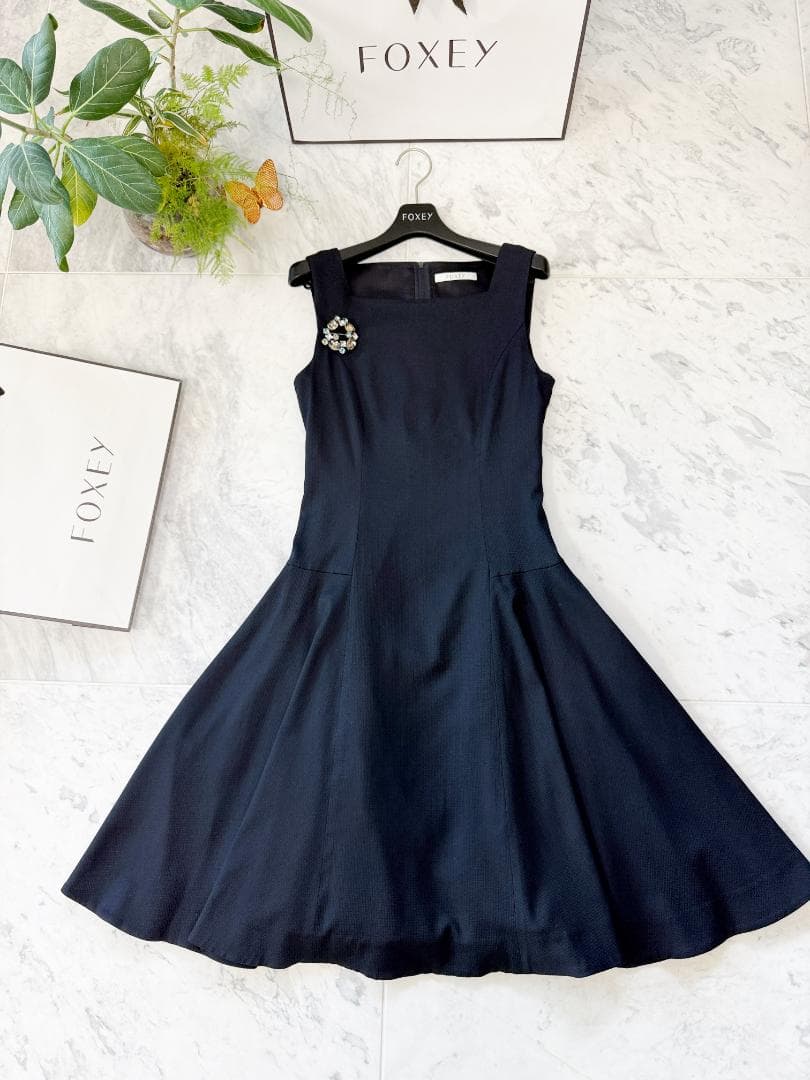 Asukuru 定価約12万★美品★FOXEY/フォクシーDress 38