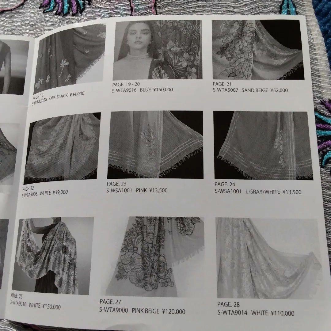 新品未使用品　TARA BLANCA ターラブランカ 高級手刺繍ストール