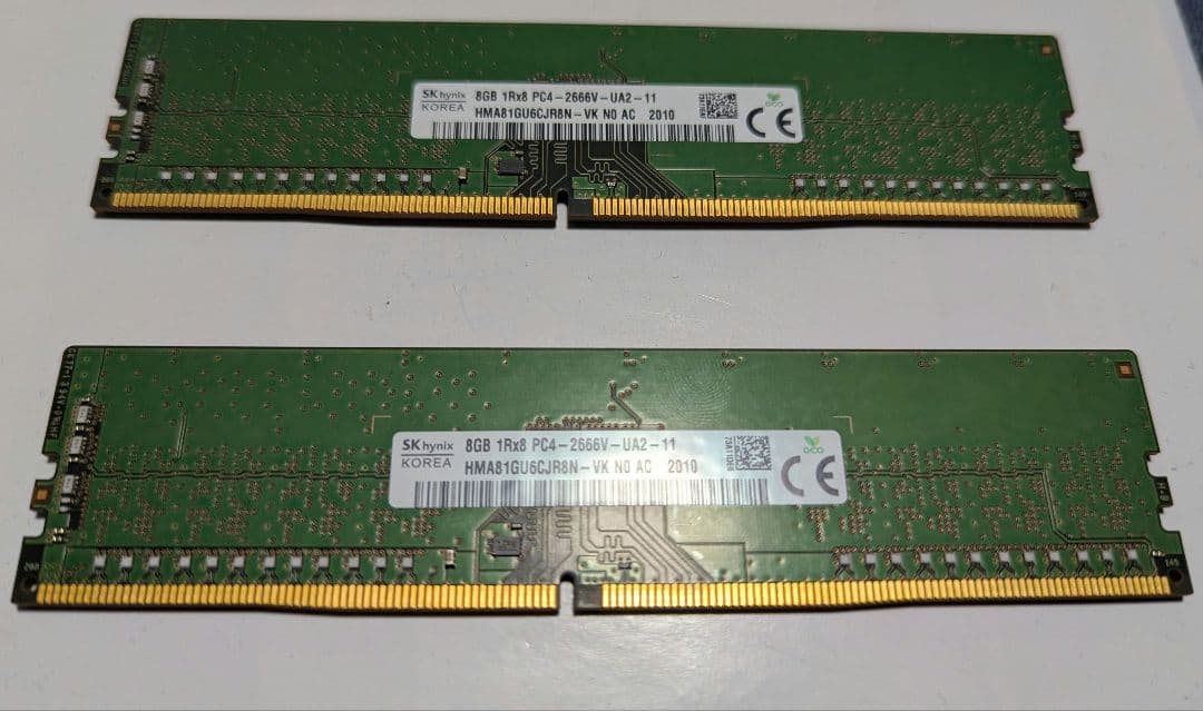 PC メモリー 2枚