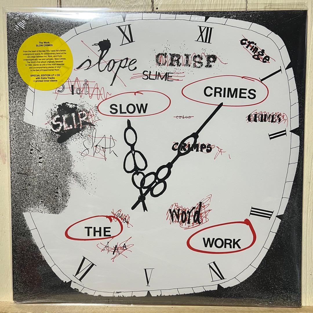 THE WORK slow crime LP+CD 未開封新品　輸入盤