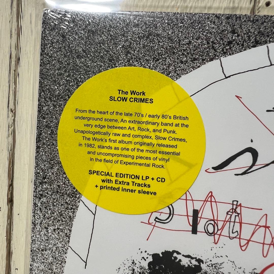 THE WORK slow crime LP+CD 未開封新品　輸入盤