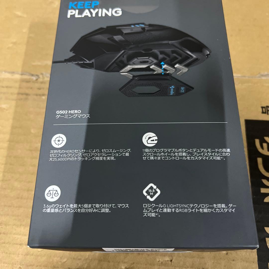Logicool G ゲーミングマウス G502 有線 USB 接続 マウス