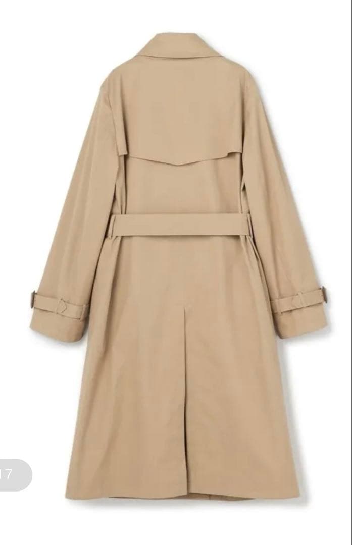美品　レミュー　ダブル　トレンチ　撥水　ストレッチ　リバーシブルライナー