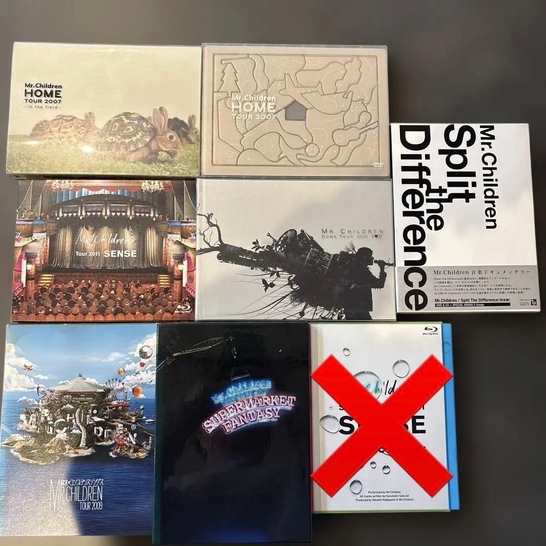 Mr.Children LIVE コンサート　DVD Blu-rayセット