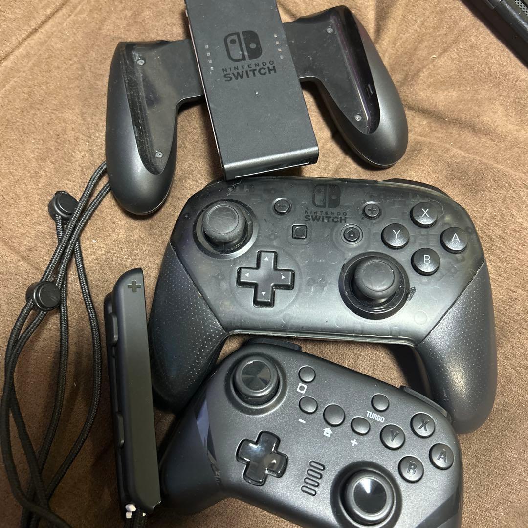 r*n様 Nintendo Switch 本体 赤/青 プロコントローラー付き