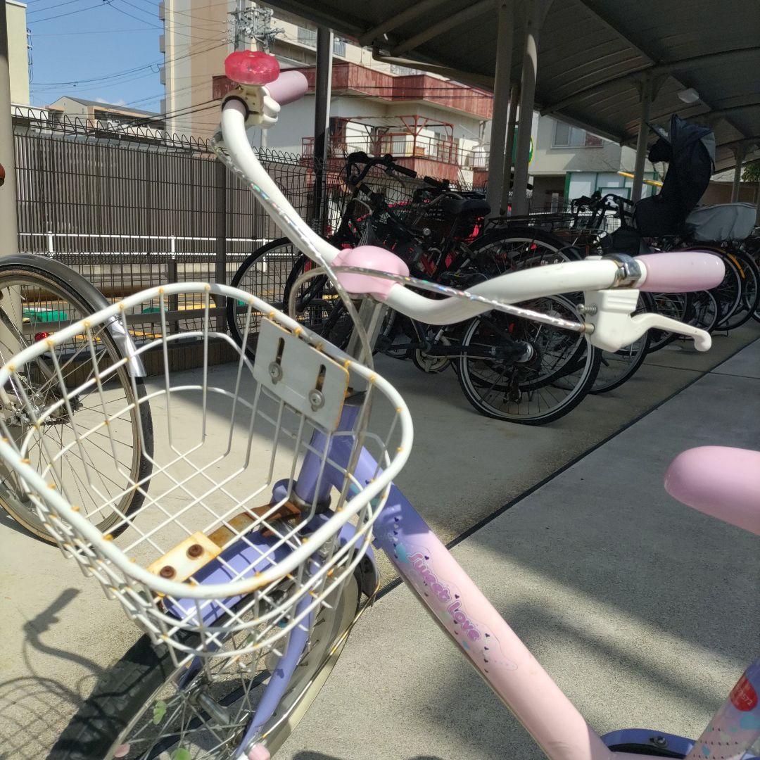メゾピアノ 子供自転車18インチ SweetLove 女の子 前カゴ 補助輪可
